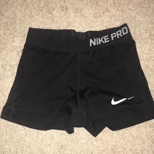 Black Nike Pro Spandex